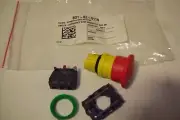 BIL JAX / HAULOTTE SWITCH EMERGENCY STOP W/CONTACT & MOUNT B01-02-0119 O.E.M.