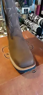 AdTec 12" square Toe Work Western Men's Boot 9858 SIZE 10 med MENS