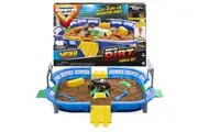 Monster Jam, Monster Dirt Arena 24-inch Playset with 2lbs of Monster Dirt and Exclusive 1:64 Scale Die-Cast Monster Jam Truck