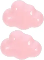 Cloud Knobs Ceramic Drawer Pulls Boys and Girls' Room Decorative Handles for Wardrobe Home Decor 2pcs Set