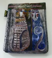 Laurel Burch Whiskered Cats 11x9 Padded Tablet Case iPad Kindle Stylized Cats