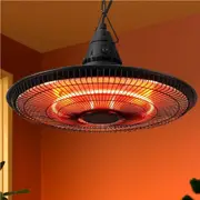 1500W Devanti Hanging Electric Patio Heater Radiant Heaters