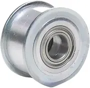 2GT 40/50/60T Idler Timing Pulley Bore 5/6/8/10/12/15mmfor Width 6/10mm GT2 Synchronous Belt CNC Parts Idler Type Pitch 2mm (NO.263)(Smooth 12mm)