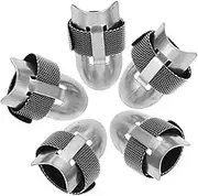 LABRIMP 5pcs Stainless Steel Cutting Finger Guard Kitchen Safety Protectors for Food Preparation and Sewing Tasks Finger Covers to Prevent Cuts and Injuries