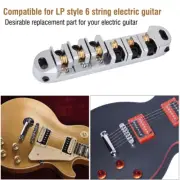 (Silver)Guitarler Tune-O-Matic Bridge For 6 String Electric Guitar