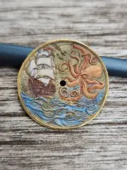 Custom-Made 3D Laser Engraved Watch Dial | KRAKEN - FREE SHIPPING