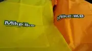 2 Easter basket Mike and Ike Candy backpack drawstring peeps pocket 17x 14 nylon