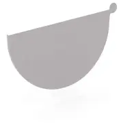 VIC NEW Stratco Half Round Gutter Stop End Birch