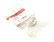 (Lot of 2) Interlink 2A-1F Single F Connector Ivory Clip-On Threaded