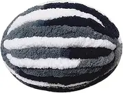 Perfeclan Thick Chunky Yarn for Crocheting, Filling Polyester Wool Yarn for Knitted Blanket, Tapestry, Sweater Supplies - White, Black