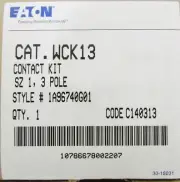 Cutler Hammer WCK13 Advantage W200 W201 size 1 Contact Kit 1A96740G01