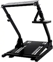 Ronyme Race Car Steering Wheel Stand, Gaming Wheel Stand Accessory, Gaming Stand Adjustable Sturdy Gaming Race Car Simulator