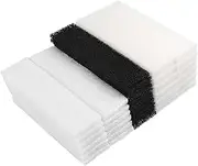 LTWHOME Value Pack of Foam Filters, Carbon Filters and Polyester Filters Set Fit for Fluval U4 Filter(Pack of 36)