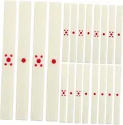 Milisten 44pcs Traditional Mahjong Game Sticks Betting Accessories Set for Chinese Board Games and Family Mahjong Nights