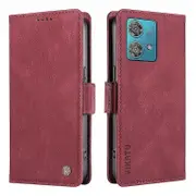 YIKATU PU Leather Flip Wallet Design Stand Phone Case For Motorola Edge 40 Neo 5G