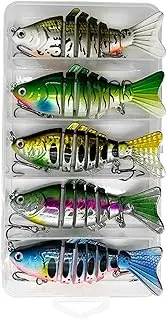 Eigell 5X Fishing Lures Multi Jointed Swimbaits Bionic Swimming Baits