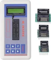 TSH 06F Integrated Circuit Tester IC Transistor Meter, 5V 3.3V AUTO Modes, 1300 Chip Data, for Microelectronics Engineers, with Automatic Shutdown, Small Portable Design (with Terminal)