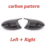 M Carbon fiber Rearview Mirror Caps Wing Side Mirror Cover For BMW E89 Z4 Convertible 2009-2016 Car Accessories Gloss Black Carbon Pattern-2pcs