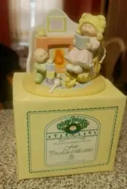 Vintage Cabbage Patch Kids CPK Ceramic Charter Member Figurine 1985 MiB w/ Tag