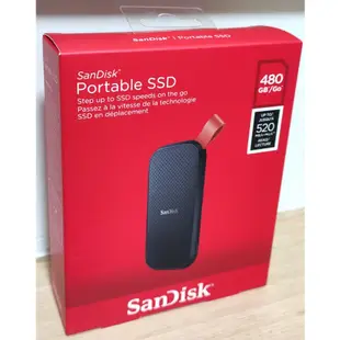 SanDisk E30 行動固態硬碟 Portable SSD 480GB 480G Type-C 台灣公司貨
