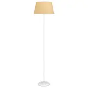 Jaxon Floor Lamp, White, Wheat