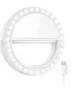 ORIA Selfie Ring Light, Phone Camera Light, 36 LED Clip on Ring Light recharge