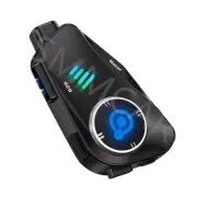 Motorcycle Helmet Bluetooth Headset 1080P Dashcam DVR Music Headphone Waterproof