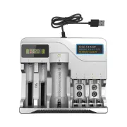 MS-5D889 18650 Battery Charger 7 Slots LCD Rechargeable Batteries Charging For 4.2V AA AAA 18650 26650 16340 Lithium Int