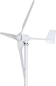 SHANGDAOYU High Power Generation Rate Small Home Outdoor Permanent Magnet DC Wind Turbine Generator, 300w, 600w, 1000w Windmill Generator, 3 Blades, Wind Turbine Generator(1000w)
