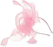 [BESTYASH] Vintage Mesh Fascinator Hat for Women Elegant Headband for Tea Parties Weddings and Special Events Retro Feathered Accessory for Cocktail Gatherings
