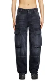 [Diesel] Diesel - Regular Jeans - D-Pot - Jeans - Woman - Black 29 Black