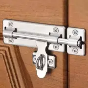 Versatile Stainless Steel Door Latch Hasp for Locking Doors and Showcases