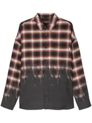 [Juun.J] Loose-Fit Border Check Shirt