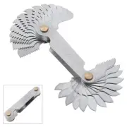 28 Blades Imperial Screw Thread Pitch Gauge Whitworth 55 Degree Measuring Tool