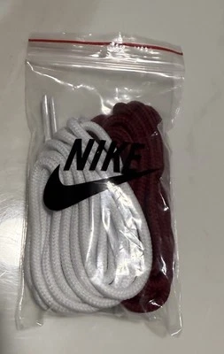 NIKE Air DT Max ‘96 White And Deep Red Sz 12 ( 2 Sets) Round Laces Very Rare