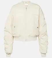 [Marant Etoile] Marant Etoile Bessimega cotton-blend bomber jacket AU 16 beige