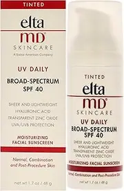 EltaMD UV Daily Moisturizing Facial Sunscreen SPF 40 - Tinted For Unisex 1.7 oz Sunscreen