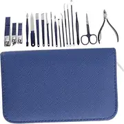 AUTSUPPL Nail Care Kit Stainless Steel Manicure Pedicure Tools Multi-Function Nail Trimmer for Home Use