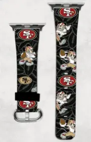 San Francisco 49ers Apple Watch Band NEW 38/40/41 & 42/44/45 NFL Mickey Mouse