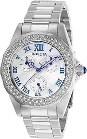 [Invicta] Women's Angel Quartz 3 Hand White Mother of Pearl Dial Watch