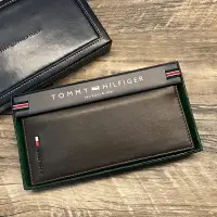 在飛比找樂天市場購物網優惠-美國百分百【全新真品】Tommy Hilfiger 真皮 皮