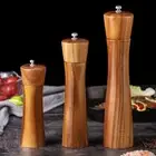 Natural Manual Salt and Pepper Mill Sea Salt Jar Spice Grinder Kitchen Tool