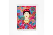 Rayell Canvas Soft Warm Tassel Throw Blanket Kahlo Festive Home Decor 130x170cm