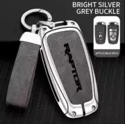 Next Gen Ford Ranger Raptor - 360° Zinc Alloy Key Case Matte Gun Sliver Buckle