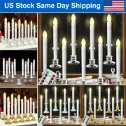 Valentines Day Flameless Candles Battery Window Candles Lights Remote Timer Base