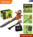 3-in-1 Electric Leaf Blower Vacuum Mulcher for Lawn Care 3000W Hand-Held Leaf...