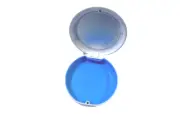 Compact Aligner, Retainer, Mouth Guard, Night Guard Case White With Mirror