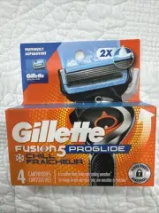 Gillette Fusion5 Proglide Chill Fraicheur Refill Cartridges 4 Pack