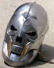 Christmas Helmet Medieval Knight Sca Larp Helmet Fantasy Skull Teeth Helmet