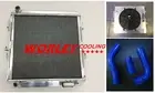 QLD-Aloy RADIATOR+SHOURD FOR TOYOTA SURF HILUX 2.4/2.0 LN130 DIESEL & HOSE BLUE